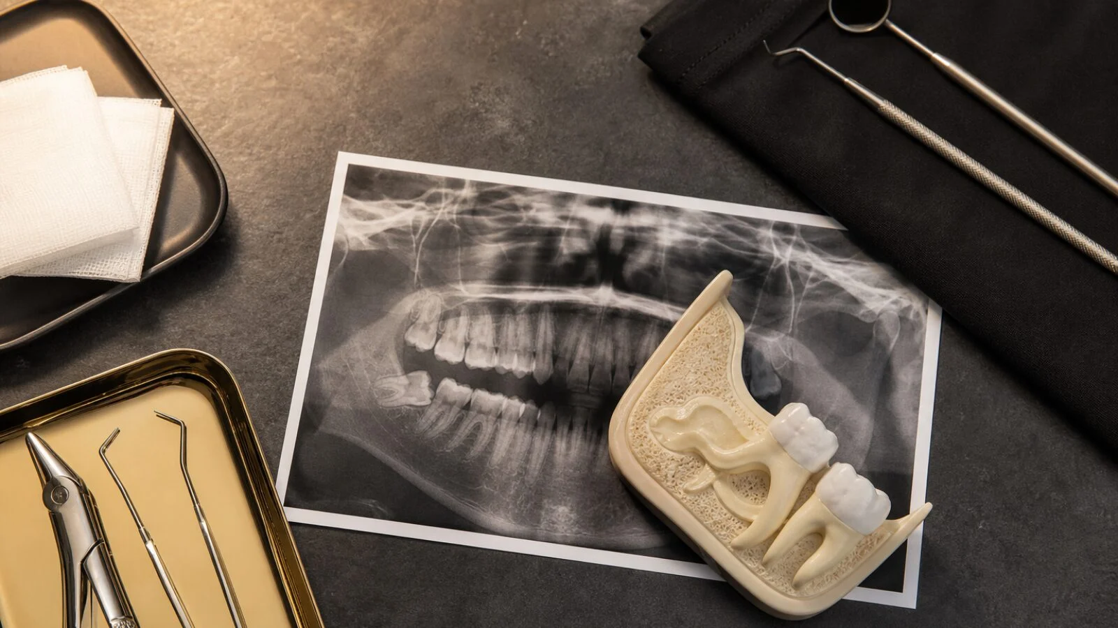 Extração do dente do siso