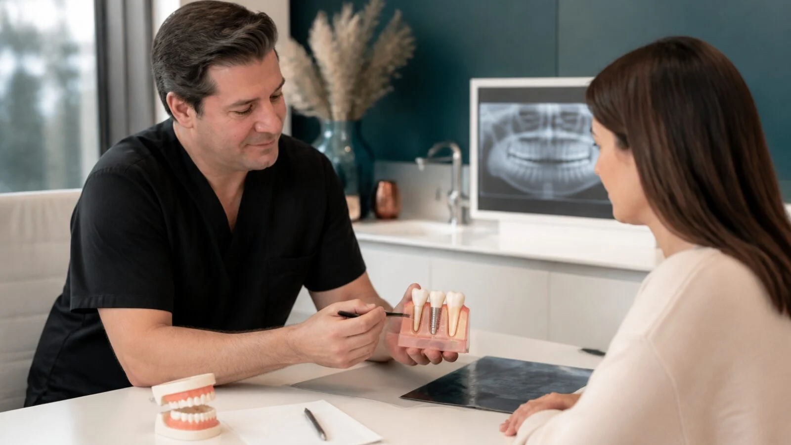 O que considerar sobre implantes dentarios